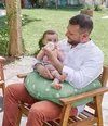 cumpără Pernă pentru gravide și mame care alăptează Babymoov A062030 B.Love 2  în 1  în formă de U și C Verde în Chișinău 