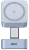 cumpără Încărcător wireless Ugreen 55960B, MagFlow 2-in-1 Magnetic Wireless Charger Q2 25W în Chișinău 