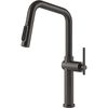 cumpără Bateria bucătărie Gessi 60852-707 Habito Black Metal Brushed PVD în Chișinău 
