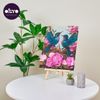 cumpără Set de creație Okto 30012 3D Pictură pe numere cu plastilină ușoară 30×40сm, Colibri îndrăgostiți în Chișinău 