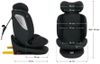 cumpără Scaun auto KinderKraft KCIGRO02BLKPL00 I-Grow 2 Plus I-Size Black în Chișinău 
