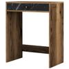 cumpără Măsuţa de toaletă Trendy Lizbon Nuc, Negru, Marmura (masa de machiaj) (GTR001447) în Chișinău 