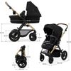 купить Детская коляска KinderKraft KSMOOV02BLK0000 Moov 3in1 Pure Air Black в Кишинёве 