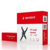 Wall Mount  Gembird "WM-42T-01" Black 12"-42", max.10kg, VESA:up200 x 200, Wall distance: 40mm, +15° 