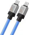 купить Кабель для моб. устройства Baseus CAKW000203 CoolPlay Series Type-C to Type-C 5A 100W 1m, Blue в Кишинёве 