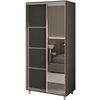 cumpără Dulap my-STYLE C10H0T06AM02-U21, 100x200, антрацит în Chișinău 