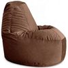 купить Кресло-мешок BeanBag BM5893, Люкс из велюра, XL, коричневый в Кишинёве 
