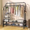 cumpără Cuier pentru haine miscellaneous RM2619 Suport pentru haine 150x54x150cm, metal negru în Chișinău 