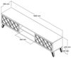 cumpără Comodă TV Trendy Clasa, Nuc 180x44x35cm în Chișinău 