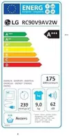 купить Сушильная машина LG RC90V9AV2W в Кишинёве 
