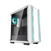 купить Корпус Case Middletower Deepcool CC560 WH ATX White, no PSU, Side panel Tempered Glass,  2xUSB3.,1xUSB2.0, Audio, Pre-Installed LED Fans: Front 3X120mm, Rear 1X140mm (carcasa/корпус) в Кишинёве 