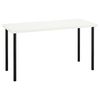 купить Офисный стол Ikea Lagkapten/Adils 140x60 White/Black в Кишинёве 