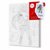 купить Картина по номерам Ideyka (KHO6278) L.O.L. Surprise! Tweens Emma Emo, 30х40 в Кишинёве 