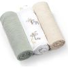 купить Аксессуар для пеленания BabyOno 0828/04 Paturi de infasat din muselina cu suprafata ondulata 3 buc. в Кишинёве 