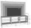 купить Тумба напольная для TV Trendy Olympos, 160x55x35cm (GTR000328) в Кишинёве 