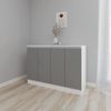 cumpără Comodă Smartex (16446) Т8 120cm Alb+Grafit în Chișinău 