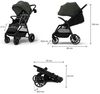 cumpără Сărucior pentru copii KinderKraft Grande 2 Mystic Green (KSGRAN02GRE0000) în Chișinău 