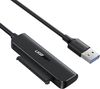 купить Переходник для IT Ugreen 70609 Adapter USB-A 3.0 to 2.5" SATA III, Support UASP, S.M.A.R.T, TRIM, up to 5Gbps, 50cm CM321, Black в Кишинёве 