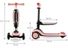 купить Самокат KinderKraft HALLEY KRHALL00PNK0000 ROSE PINK в Кишинёве 