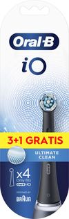 купить Сменная насадка для электрических зубных щеток Oral-B 5986 iO Ultimate Clean Black 3+1 в Кишинёве 