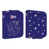 купить Школьный пенал St.RIGHT 57802 Penar 1zip, 20.5x14x3.5cm, Unicorn Glow, textil в Кишинёве 