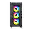 cumpără Carcasa Case Middletower Deepcool CG540 ATX Black, no PSU, Side panel Tempered Glass,  2xUSB3.0,  Audio x 1/Mic x 1, Pre-Installed LED Fans: Front 3X120mm, Rear 1X140mm (carcasa/корпус) în Chișinău 