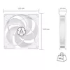 купить Case/CPU FAN Arctic P12 PWM PST, Pressure-optimised Fan with PWM PST, White/White, 120x120x25 mm, 4-Pin-Connector + 4-Pin-Socket, 200-1800rpm, Noise 0.3 Sone, 56.3 CFM (95.7 m3/h) (ACFAN00170A) в Кишинёве 
