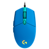 Gaming Mouse Logitech G102 Lightsync, Optical, 200-8000 dpi, 6 buttons, Ambidextrous, RGB, Blue USB 