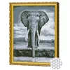 купить Картина по номерам Art Gallery GA81653 Mozaic cu diamante 40x50cm Elefant in nuante gri в Кишинёве 