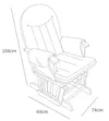 cumpără Fotoliu Tutti Bambini 211935/10CM Fotoliu reglabil p/u alaptat cu suport pentru picioare GC 35 White în Chișinău 