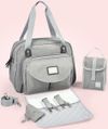 cumpără Geantă pentru mama Beaba B940244 Geneva II Grey în Chișinău 