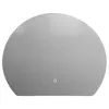 cumpără Oglindă baie Uniplast K532-8070 Oglinda pentru baie LED (semirotunda) 70x80cm IP44 în Chișinău 