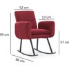 cumpără Fotoliu Trendy Balansoar Kono-Maroon (GTR003718) în Chișinău 
