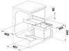 купить Фурнитура для мебели Blanco Select II 40/1 Combi (526304) в Кишинёве 