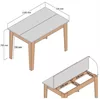 купить Стол Hanah Home Kiev 510 White в Кишинёве 