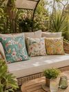 купить Комплект подушек и одеял H&S 57414 Perna pentru canapea 45x45cm, Flori, poliester (asort.) в Кишинёве 