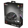 купить Мышь игровая Trust Gaming GXT 165 Celox RGB Mouse, 200 - 10000 dpi, 8 Programmable button, RGB lighting, Adjustable weight, 1,8 m USB, Black в Кишинёве 