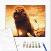 купить Картина по номерам BrushMe BS4637FC 40х50cm (fără cutie) Rugătul leului в Кишинёве 