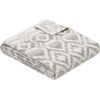 cumpără Textile de casă Ibena 2414/800 Jacquard Baumwolldecke Amora mith GOTS Zertifikat Grey/white în Chișinău 
