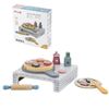 купить Игрушечная кухня и посуда Viga 44059 Set de joc din lemn Pizzerie, 19 piese в Кишинёве 