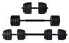 cumpără Ganteră FunFit Dumbbell Set 40kg 4in1 + grips (4261) în Chișinău 