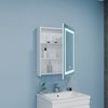 cumpără Oglindă baie Bayro Optima LED touch 600x700 правый белый în Chișinău 