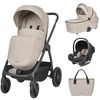 cumpără Сărucior pentru copii Kikka Boo Modena Beige 2027 3in1 (3800171225694) în Chișinău 