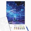 купить Картина по номерам BrushMe BS66007 40x50cm (în cutie) Malul mării în culorile nopții в Кишинёве 