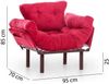 cumpără Fotoliu Trendy Nitta Single-Maroon în Chișinău 