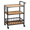 купить Этажерка Kesper 27860 Carucior de servire, cu 3 rafturi metal PAL в Кишинёве 