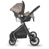 cumpără Сărucior pentru copii Coccolle Ago Dessert taupe, 3in1 cu landou transformabil în Chișinău 