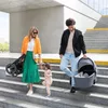 купить Детская коляска KinderKraft 2в1 Nea Platinum Gray в Кишинёве 