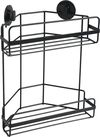 купить Полка для ванной Sepio 7076 2 niveluri negru в Кишинёве 