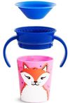 cumpără Cană cu pai Munchkin MUN0113fox Miracle Wildlove, Vulpe (180ml) în Chișinău 
